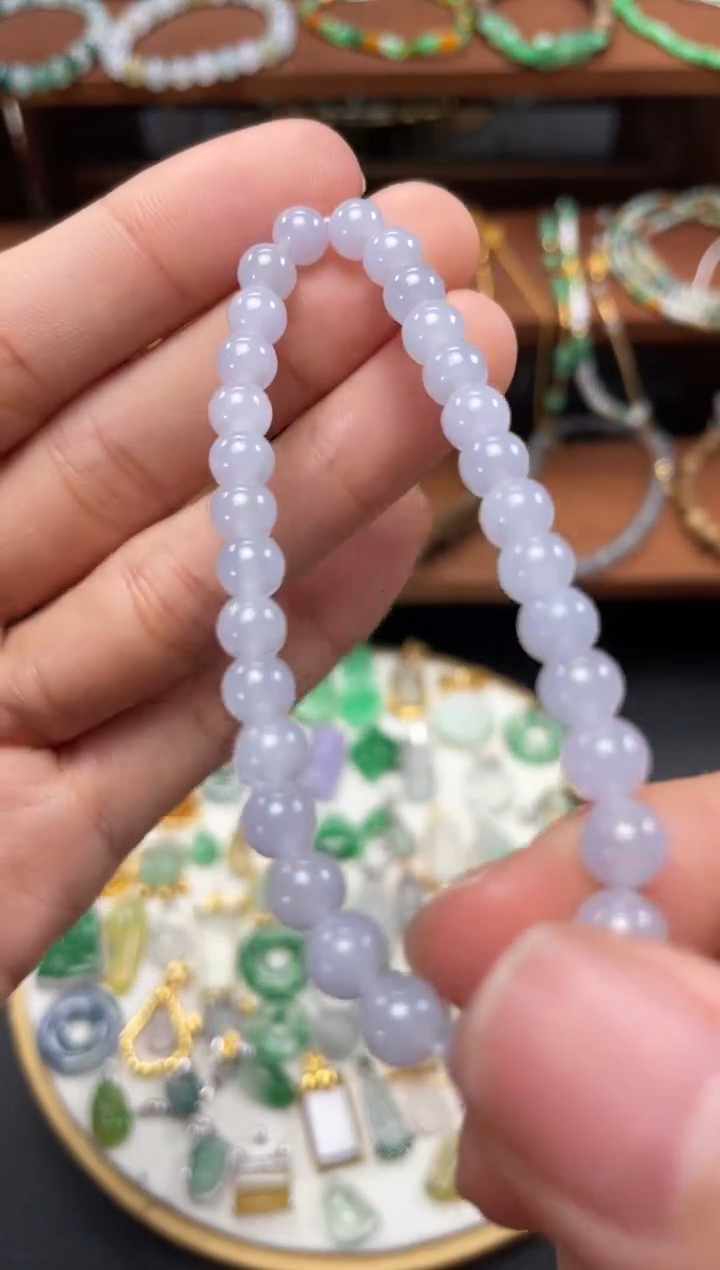 【闪购商品】翡翠套链未镶嵌一个 JK710