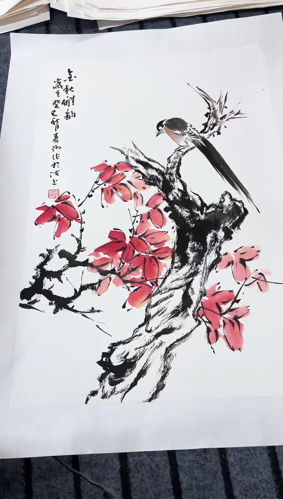 精品国画花鸟作品