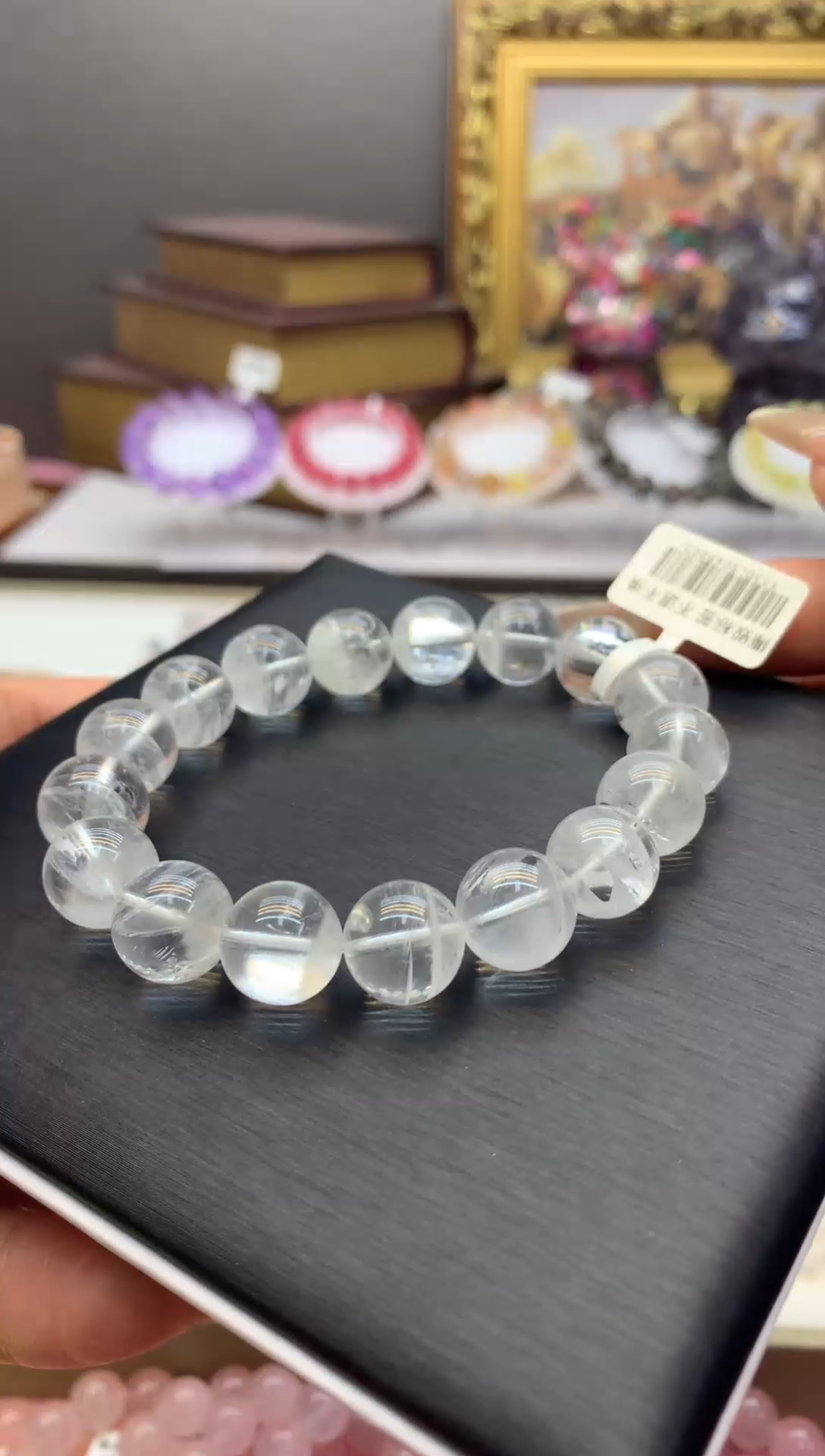 【闪购商品】水晶手串未镶嵌白幽灵千层12+（颜色以实物为主）