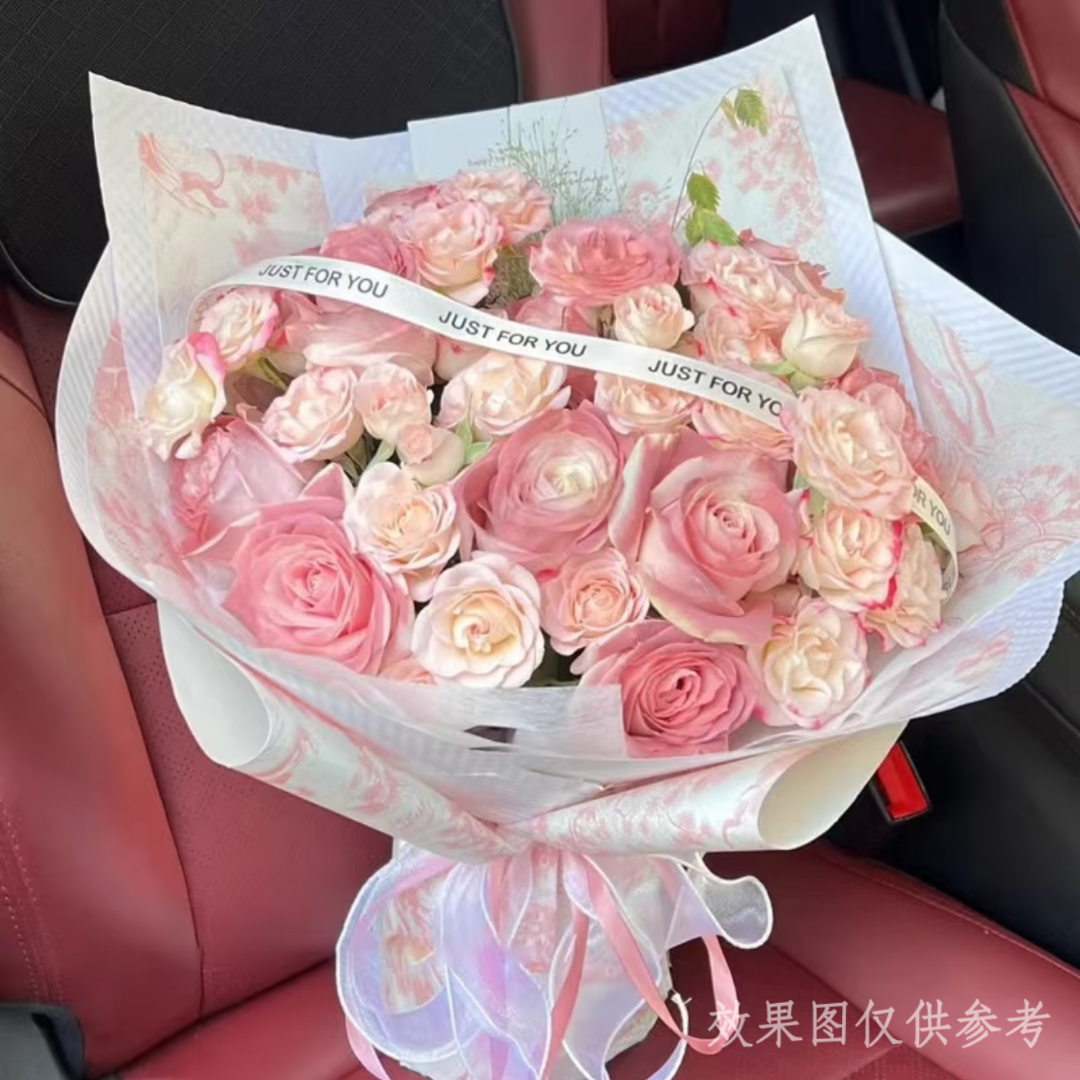 【送女生必看♥超温柔网红款】午后红茶系列玫瑰复古花束鲜花送闺蜜爱人生日鲜花小时达鲜花订购同城配送
