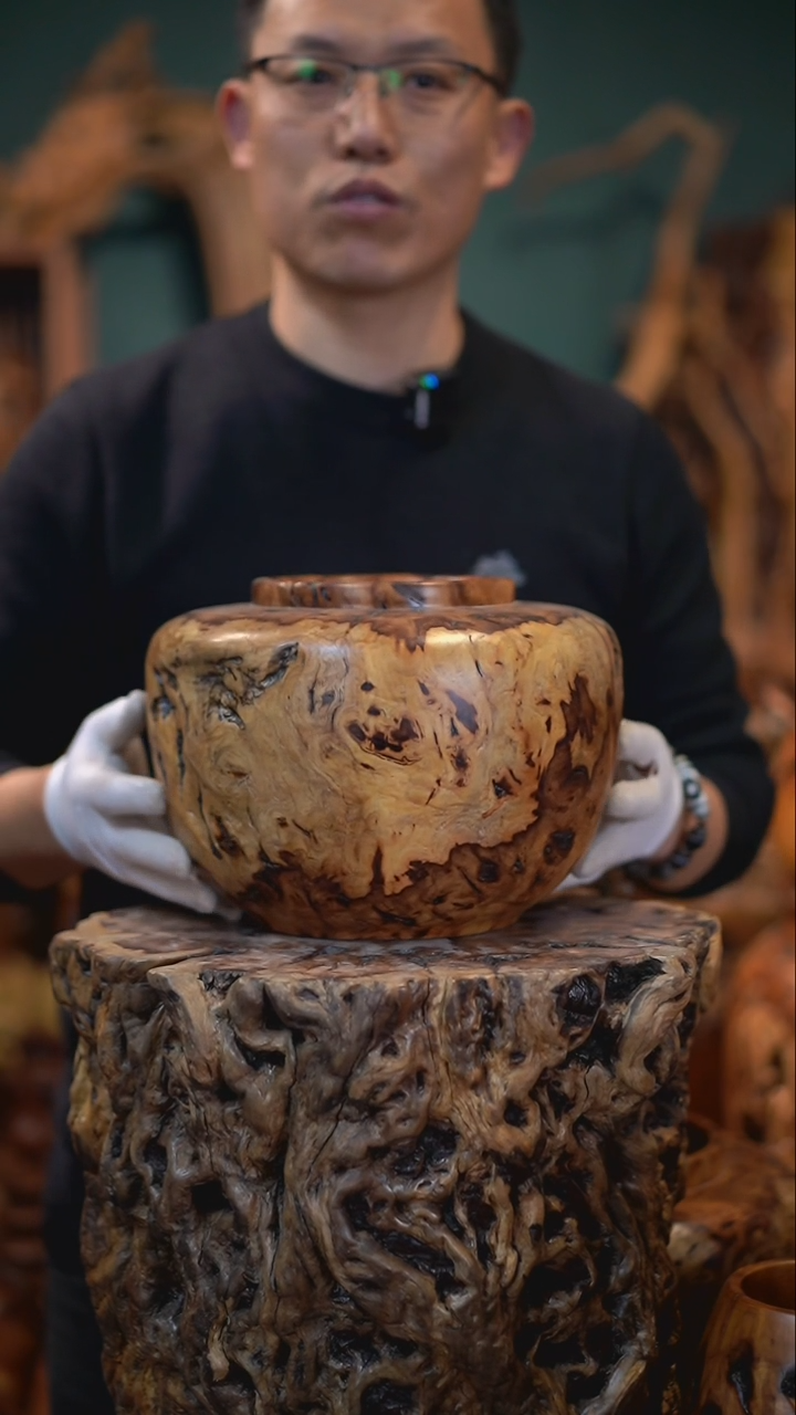 【闪购商品】枣木雷击枣木聚福罐