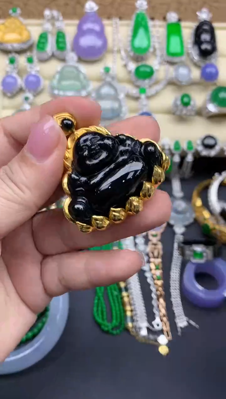 【闪购商品】翡翠颈饰18K金镶嵌280-中国好珍宝1