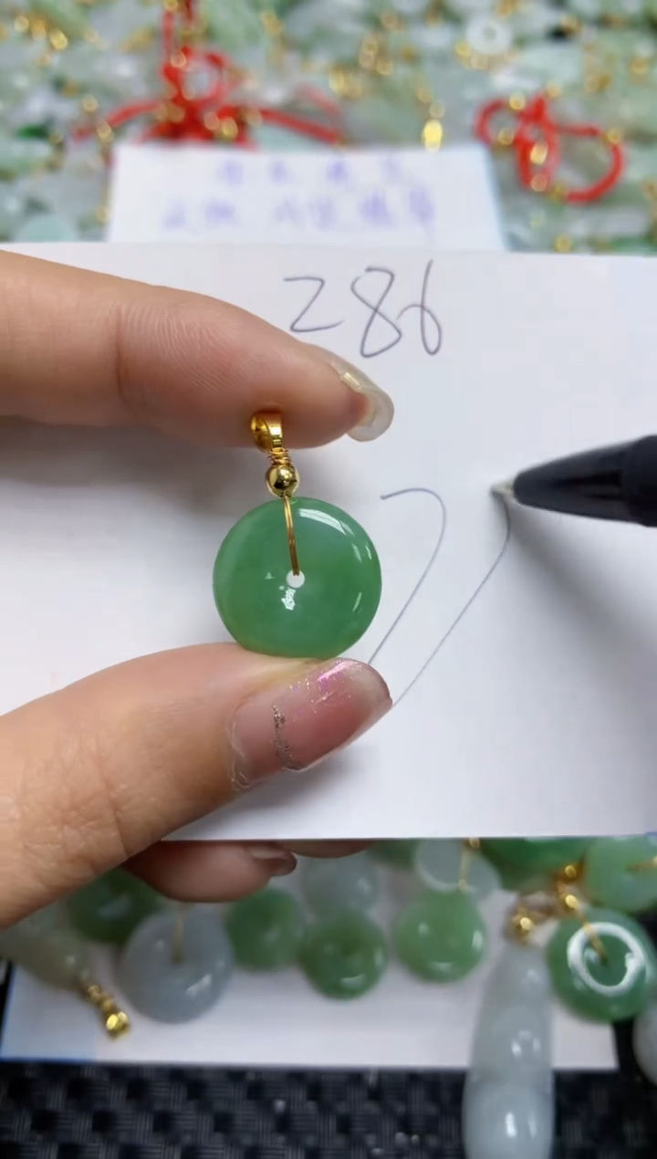 【闪购商品】翡翠颈饰合金   天然A货翡翠