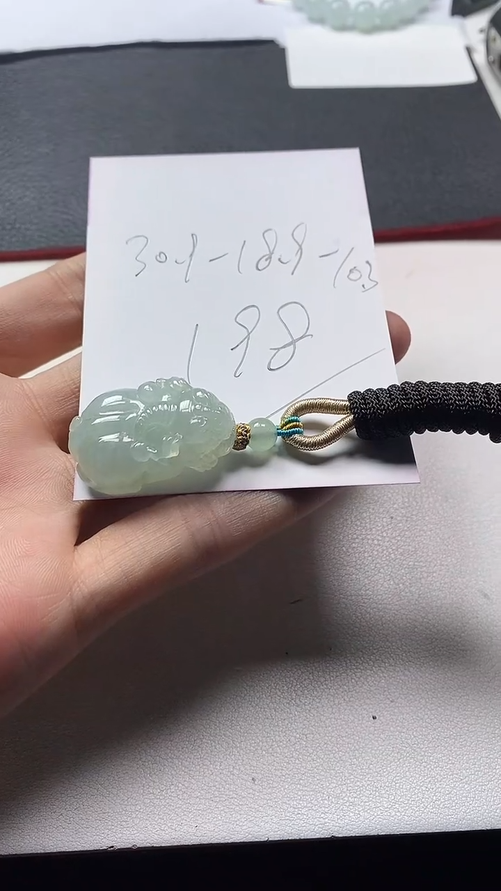 颈饰未镶嵌翡翠貔貅