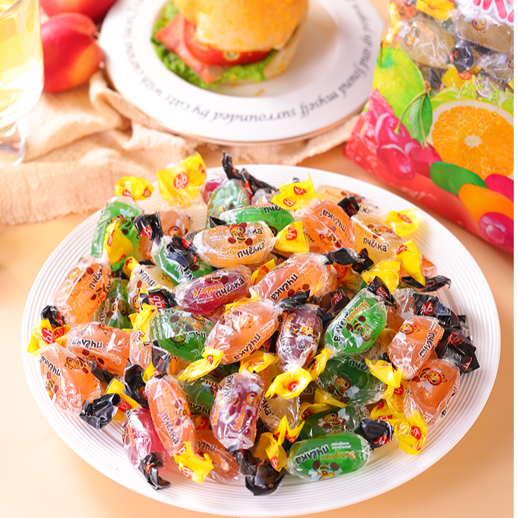 【2包】俄罗斯进口爱比可小蜜蜂软糖250克