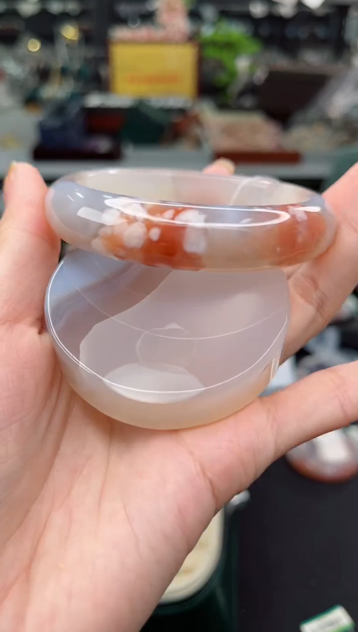 【闪购商品】石英质玉手镯未镶嵌60圈口（赠品镯心）6444074