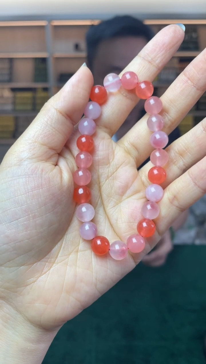 玛瑙/玉髓·未镶嵌多样性发一件
