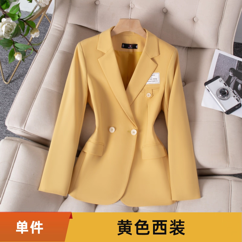 A区807春秋季韩版洋气纯色女神范小西装外套