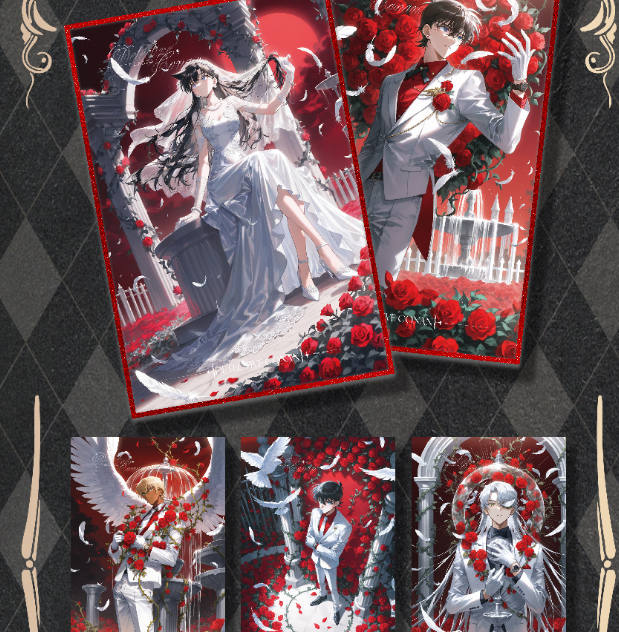 【大杂侩保底3包】名侦探柯南色纸大杂烩--二创盲盒-默认代拆