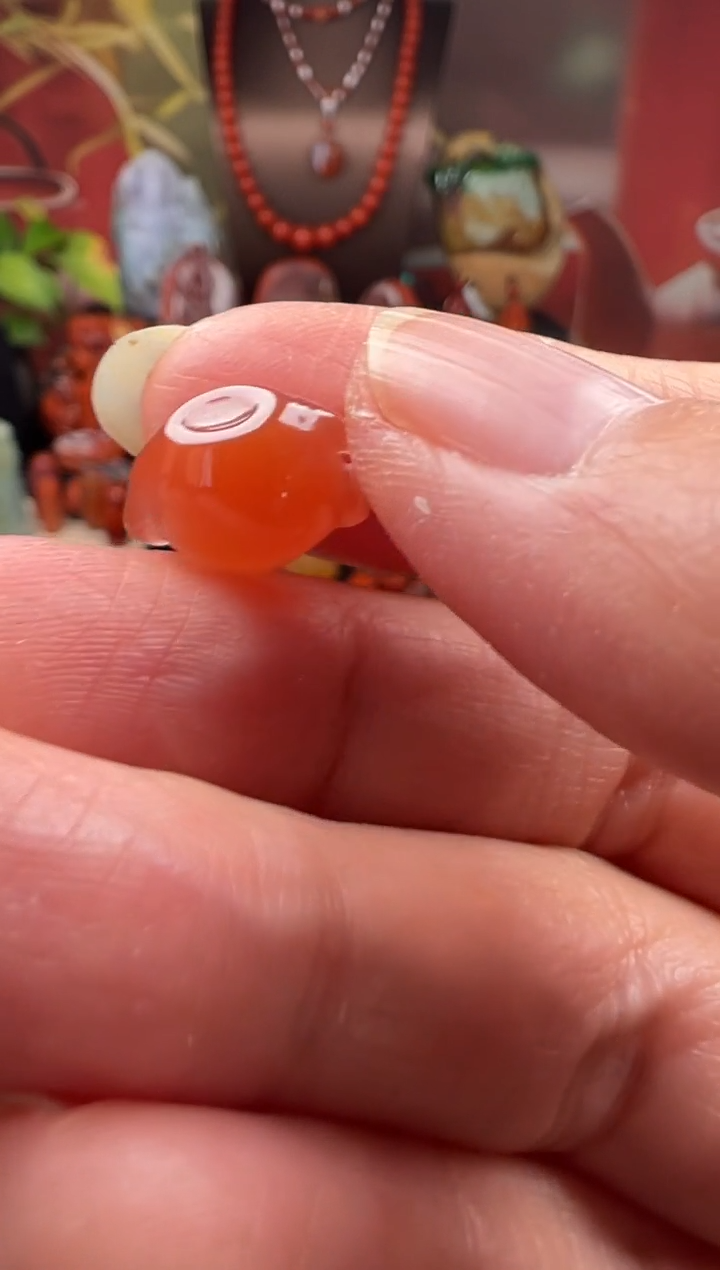 未镶嵌把把壶南红玛瑙如**醒把把壶