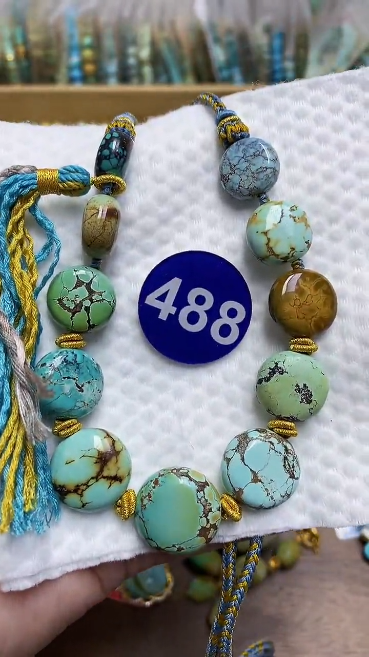 【闪购商品】绿松石项链未镶嵌488