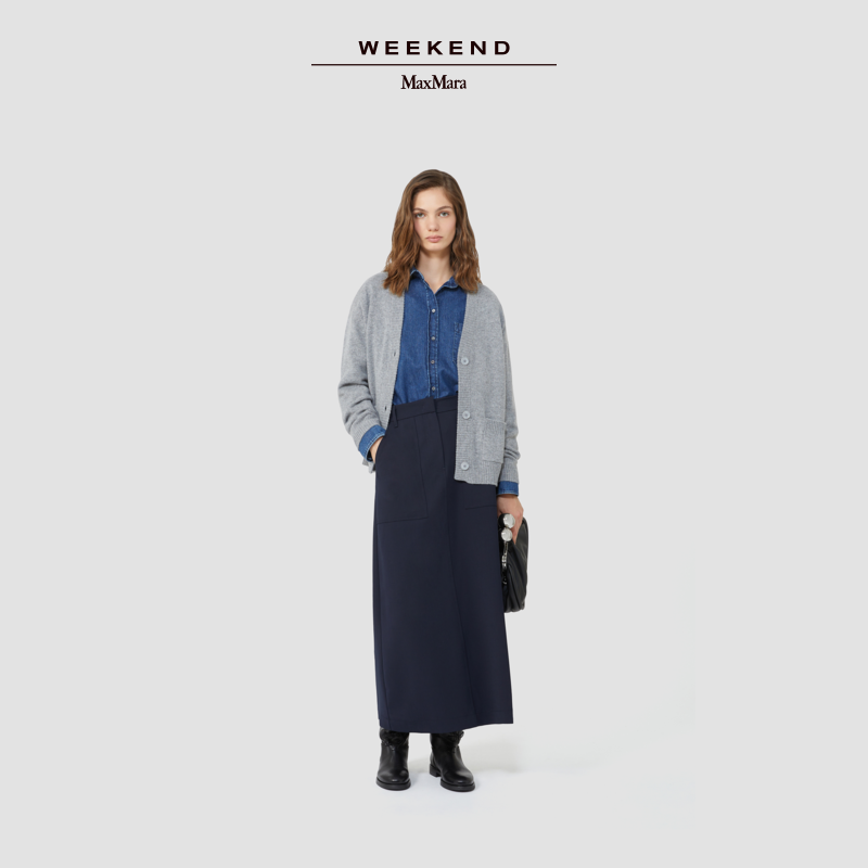 Weekend MaxMara 25秋新品女装棉质宽松牛仔衬衫5116055206&