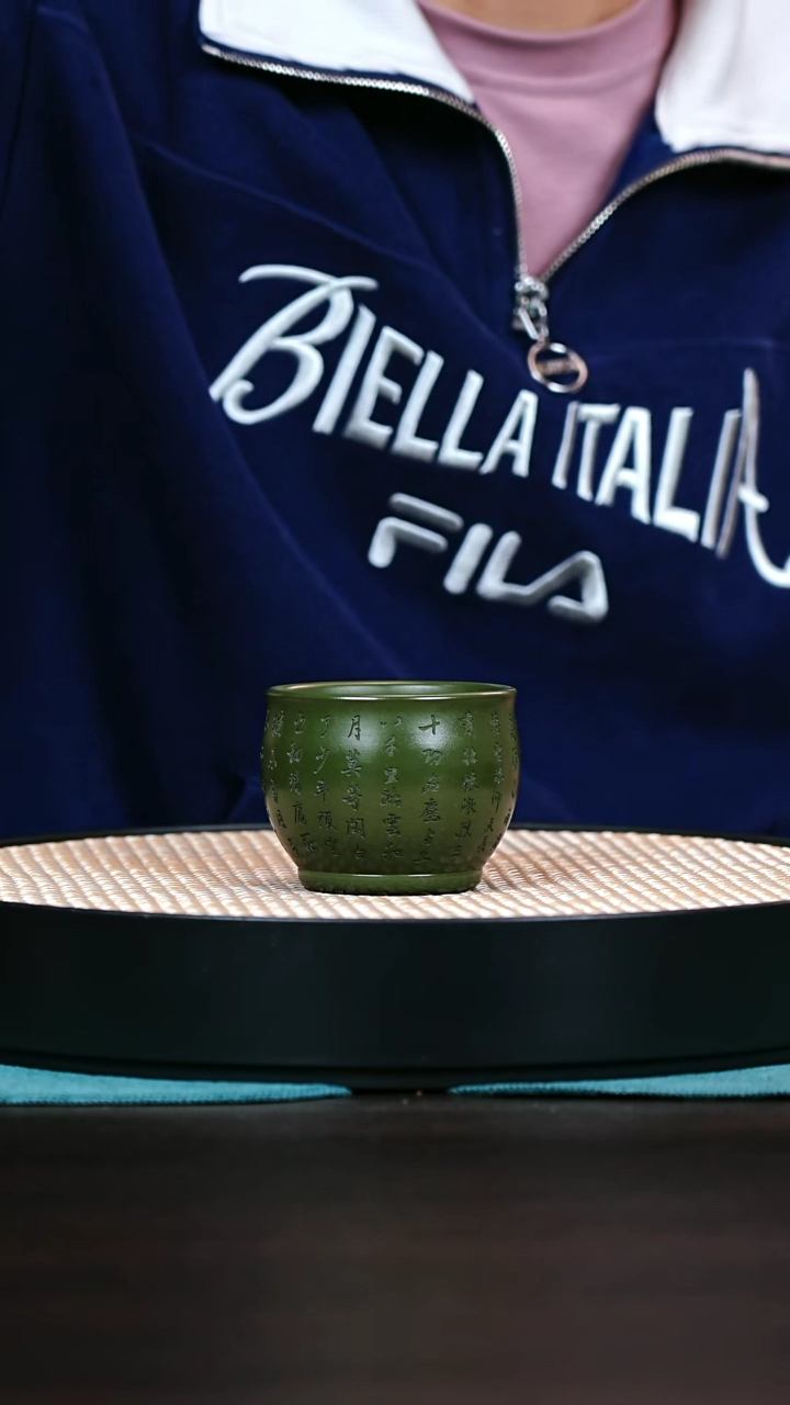 茶壶紫砂绿泥满江红主人杯