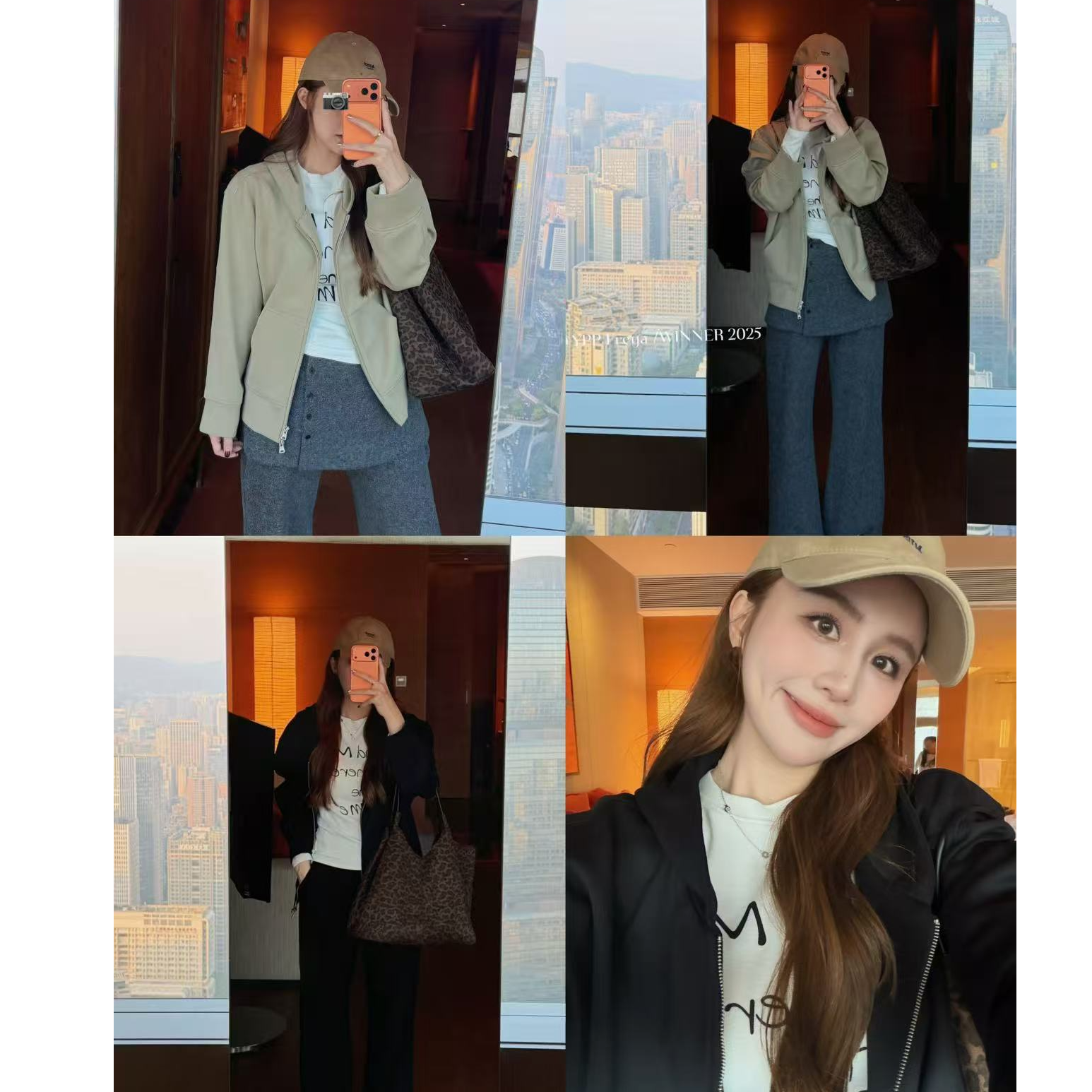 YPP！【松弛好版型】简约休闲慵懒连帽卫衣宽松拉链开衫外套