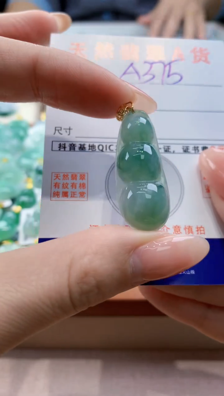 颈饰未镶嵌翡翠天然翡翠挂件