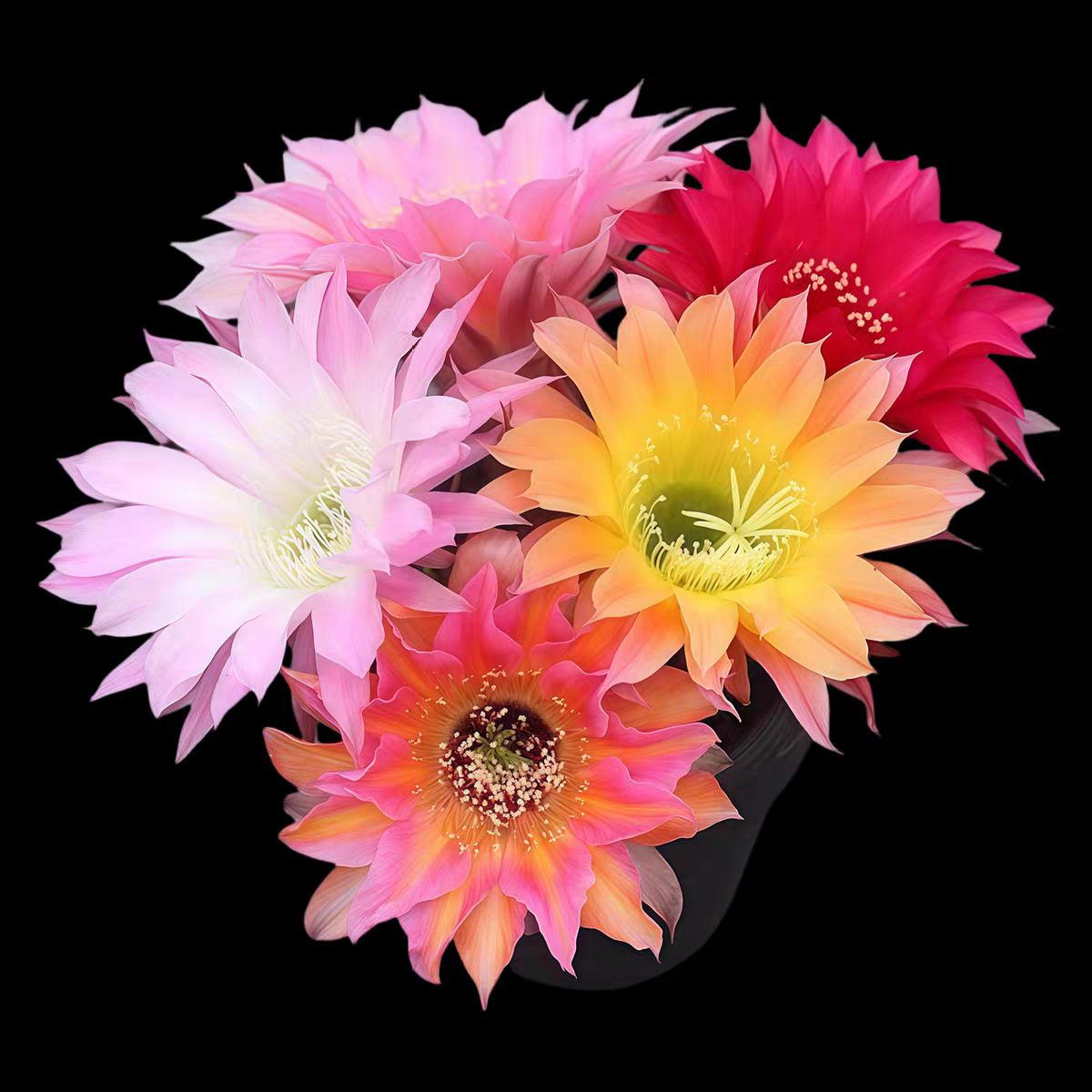 实生仙人球开花美观好养多肉植物