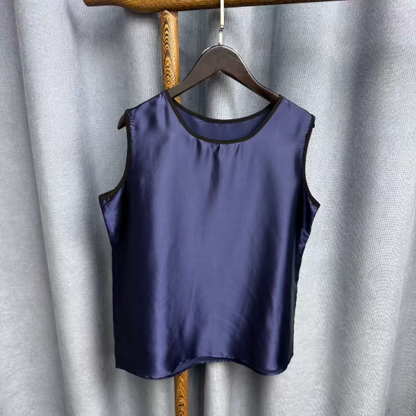 2025简约百搭桑蚕丝女背心k977