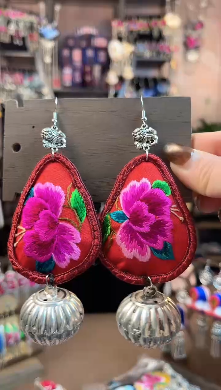 织绣 民族风手工非遗老绣饰品801