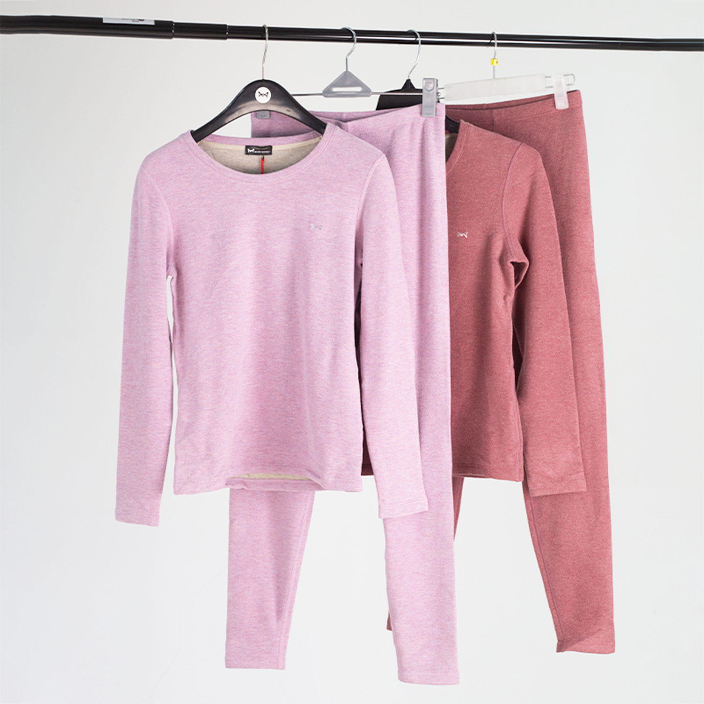 【专柜高货】保暖套装加绒加厚暖燃女式圆领舒暖磨毛秋冬U22601368