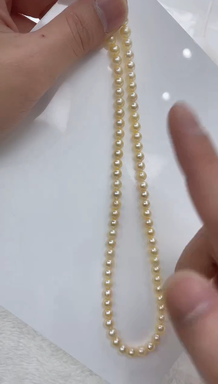 【闪购商品】海水珍珠颈饰银S925镶嵌海水珍珠项链