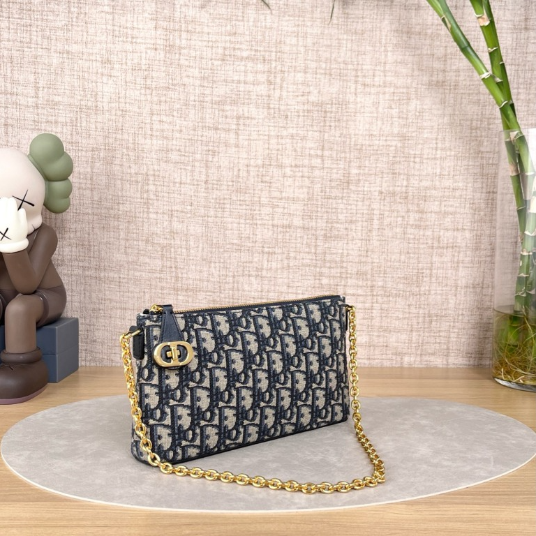 95新 DIOR/迪奥 【九筒奢品】蒙田30hobo/单肩包/1556