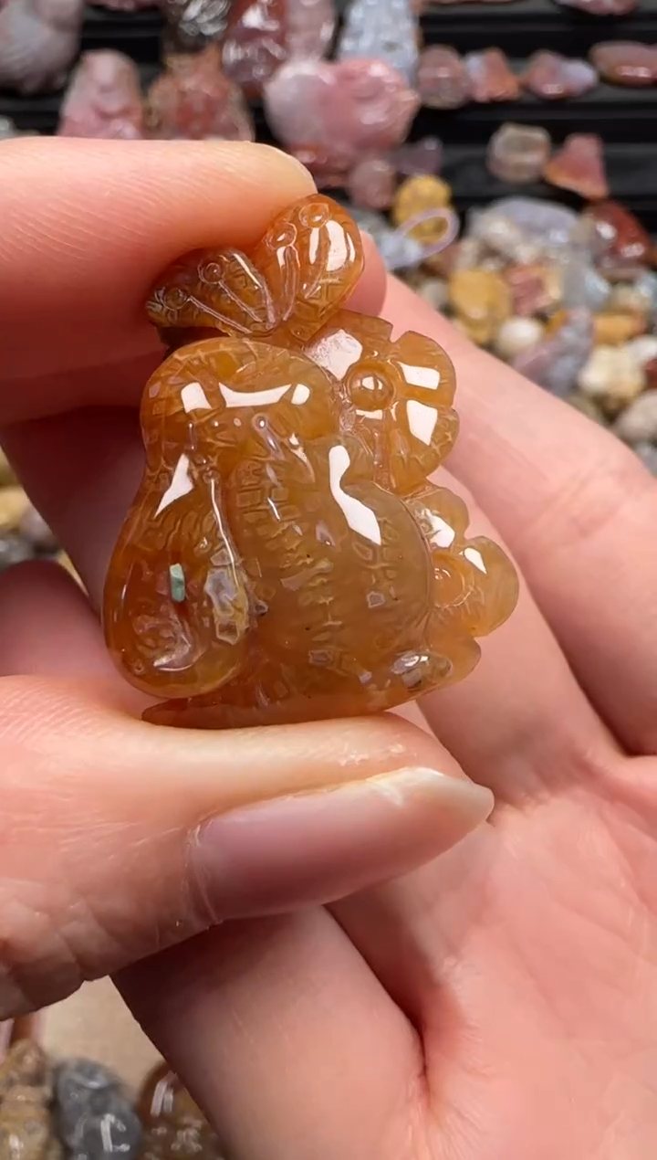 【闪购商品】硅化珊瑚（珊瑚玉）颈饰未镶嵌230