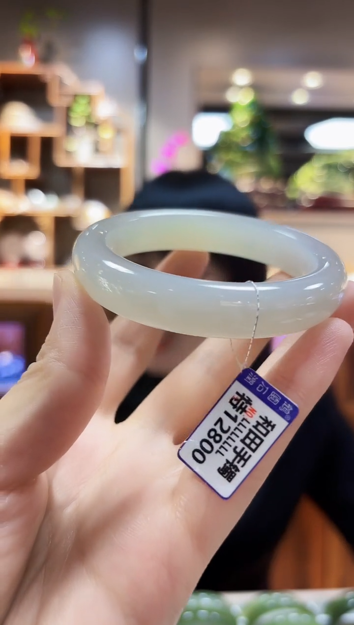 【闪购商品】和田玉56.3未镶嵌手镯