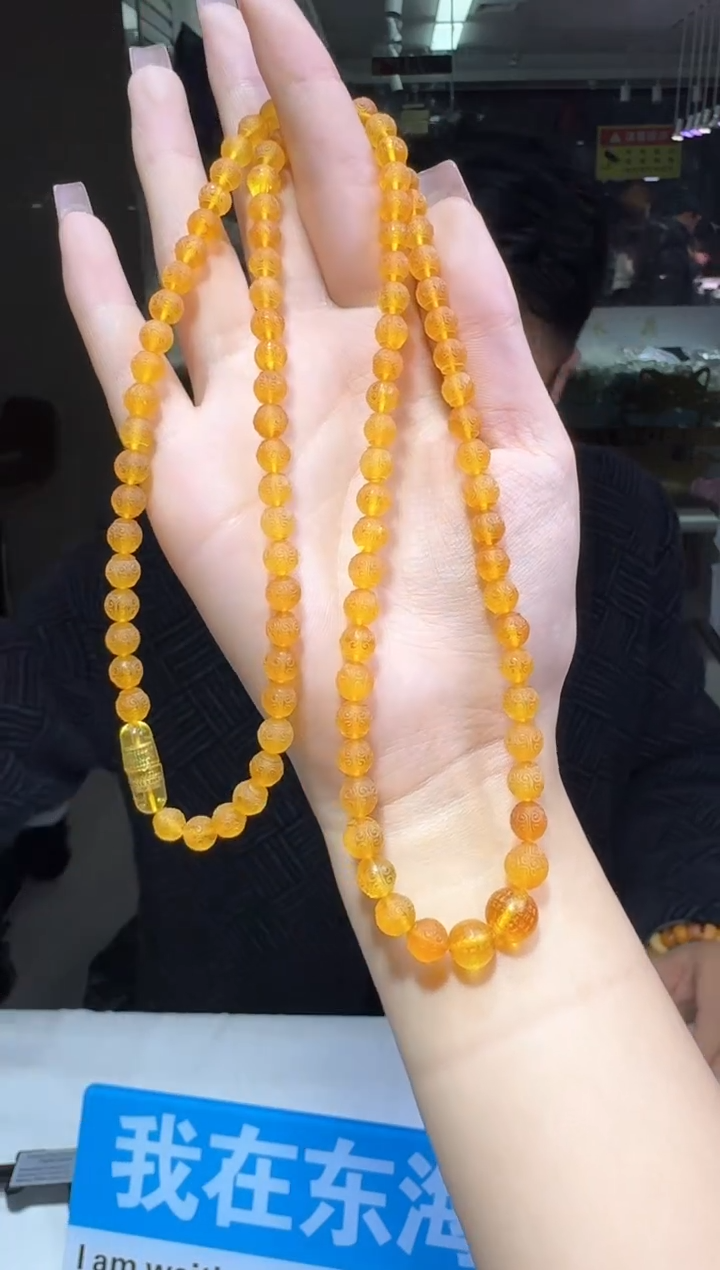 【闪购商品】琥珀颈饰未镶嵌多样性发一件 537