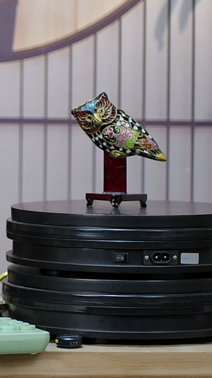 【闪购商品】非遗技艺 景泰蓝猫头鹰摆件