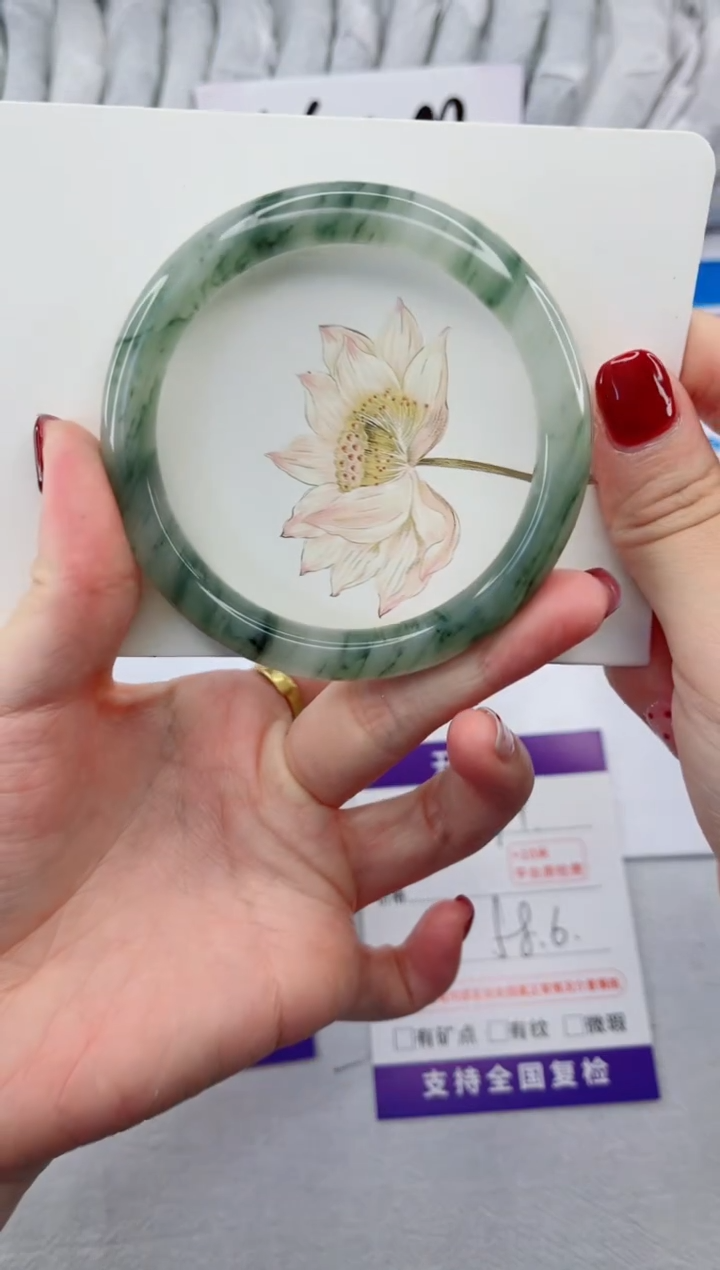 【闪购商品】石英质玉手镯合金99-58.6