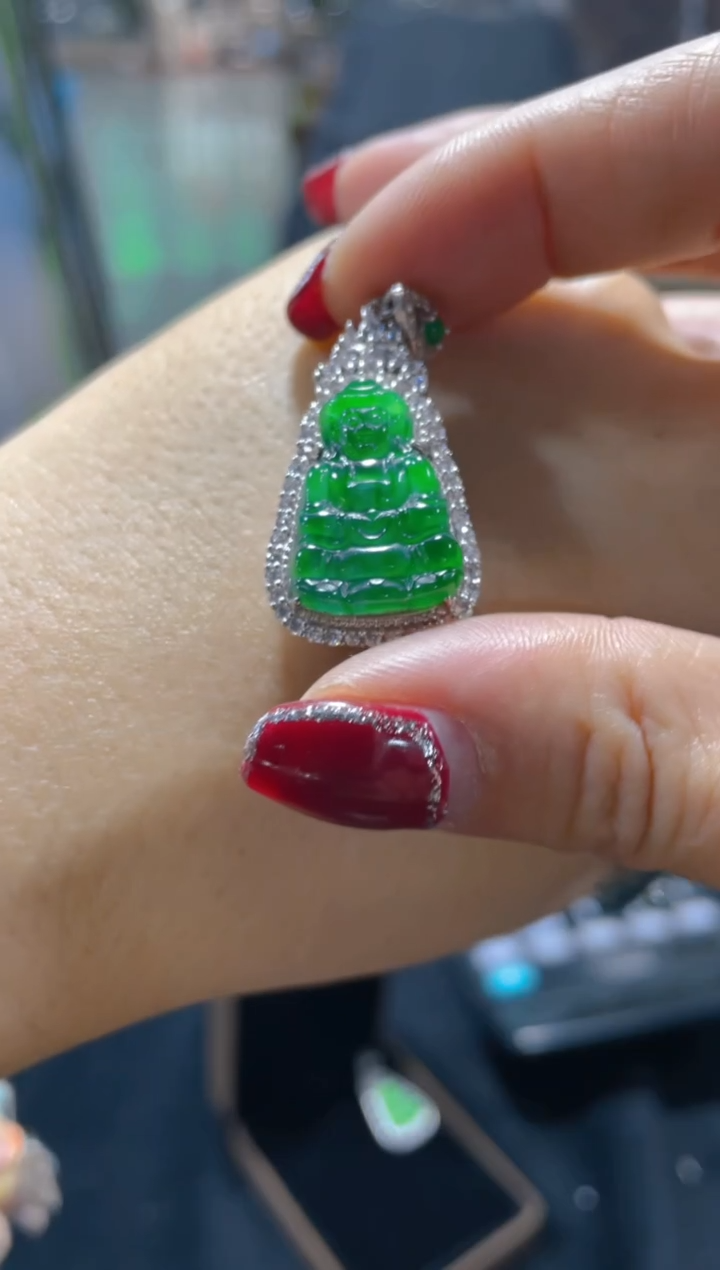 【闪购商品】定制翡翠未镶嵌天然A货翡翠假一罚四（多样性发货）