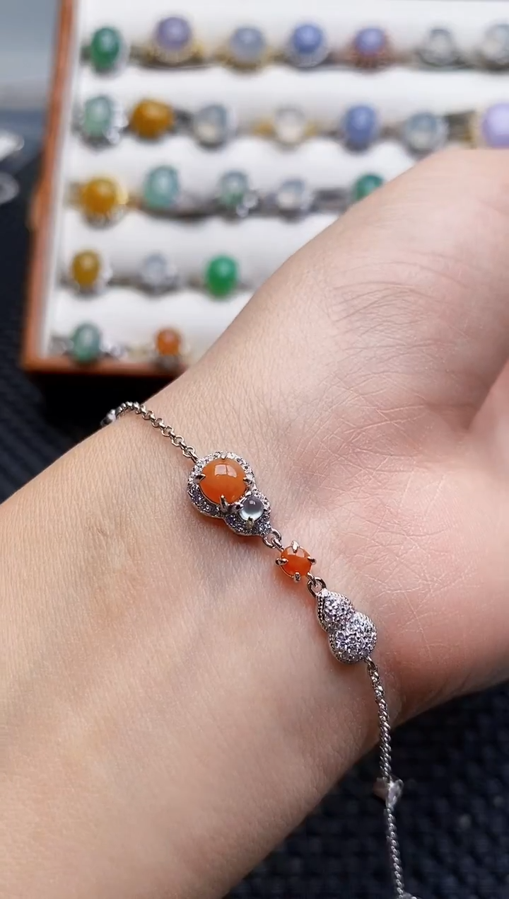 银S925镶嵌戒指翡翠3387