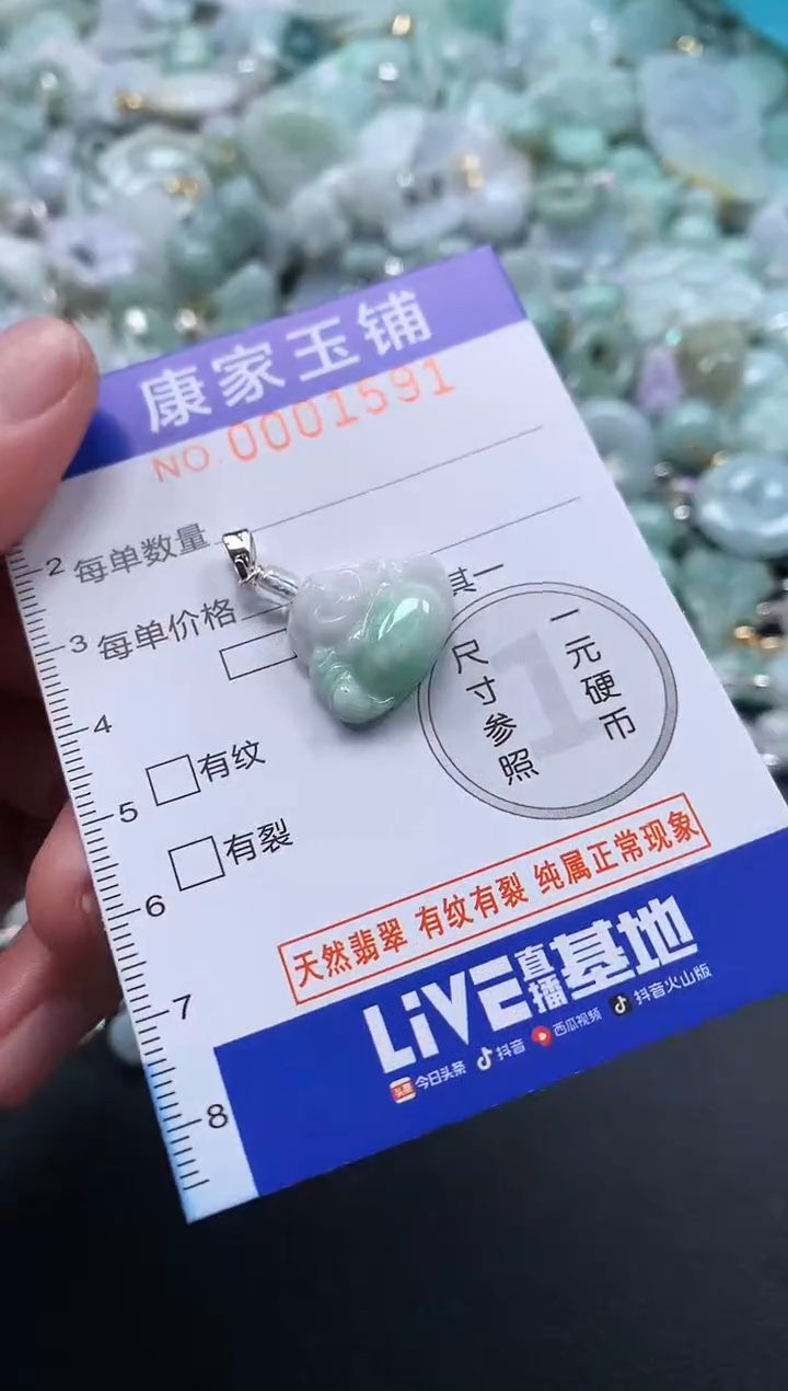 颈饰未镶嵌翡翠1591