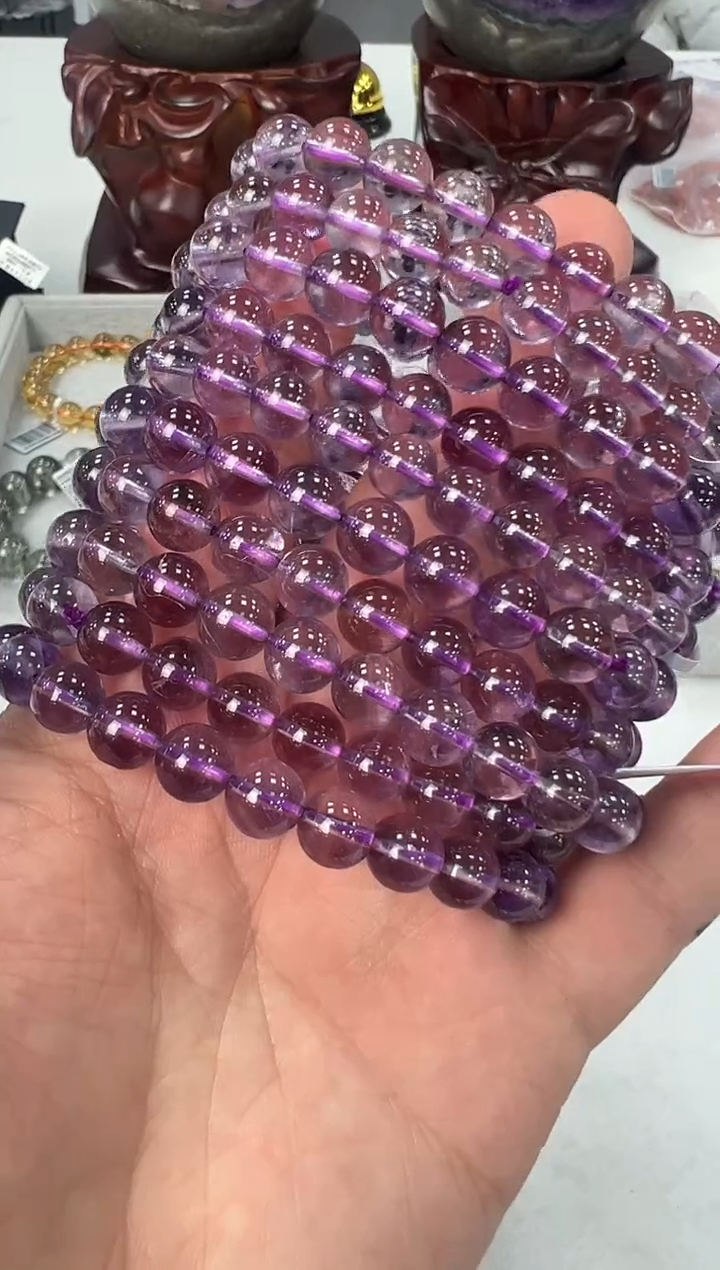 【闪购商品】水晶手链未镶嵌XC2381约8mm多样性发一件