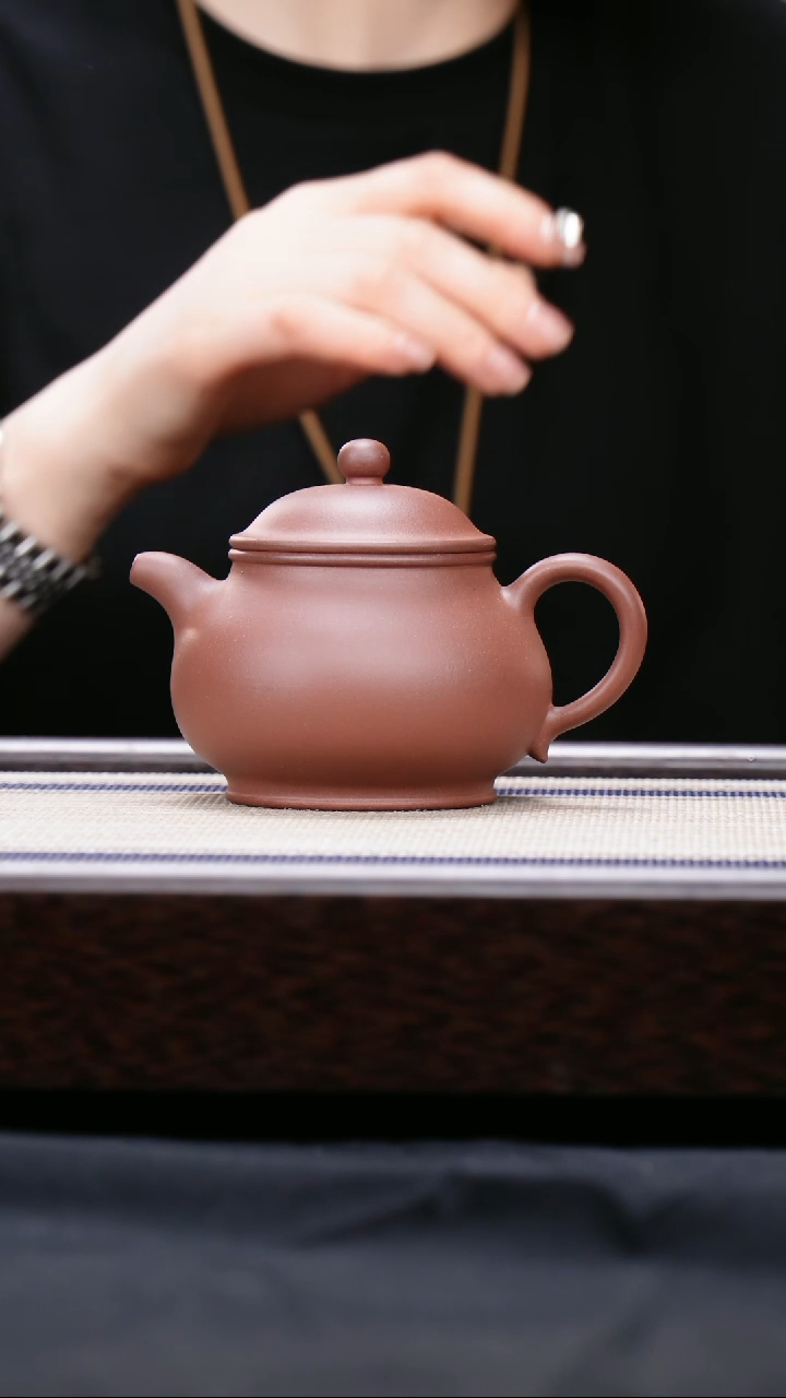 【闪购商品】紫砂茶壶全手工原矿紫泥  潘壶 