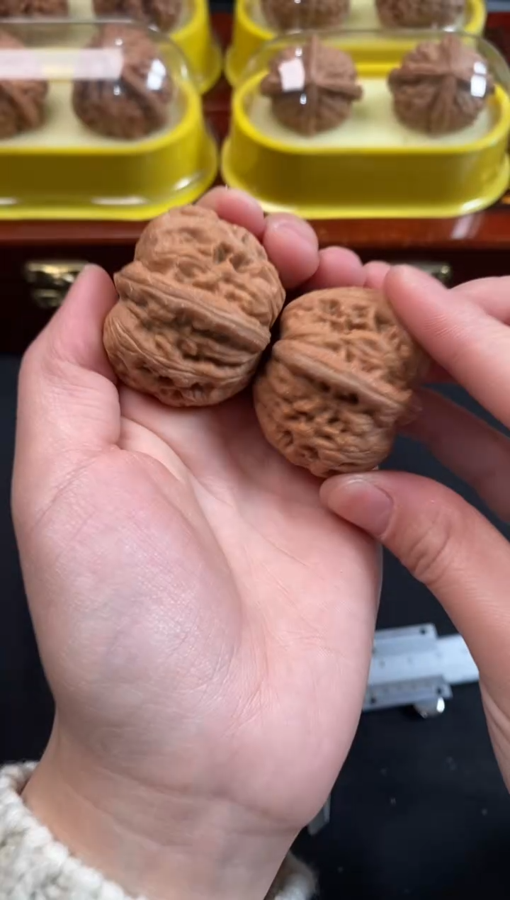 把件文玩核桃元宝39尺N828