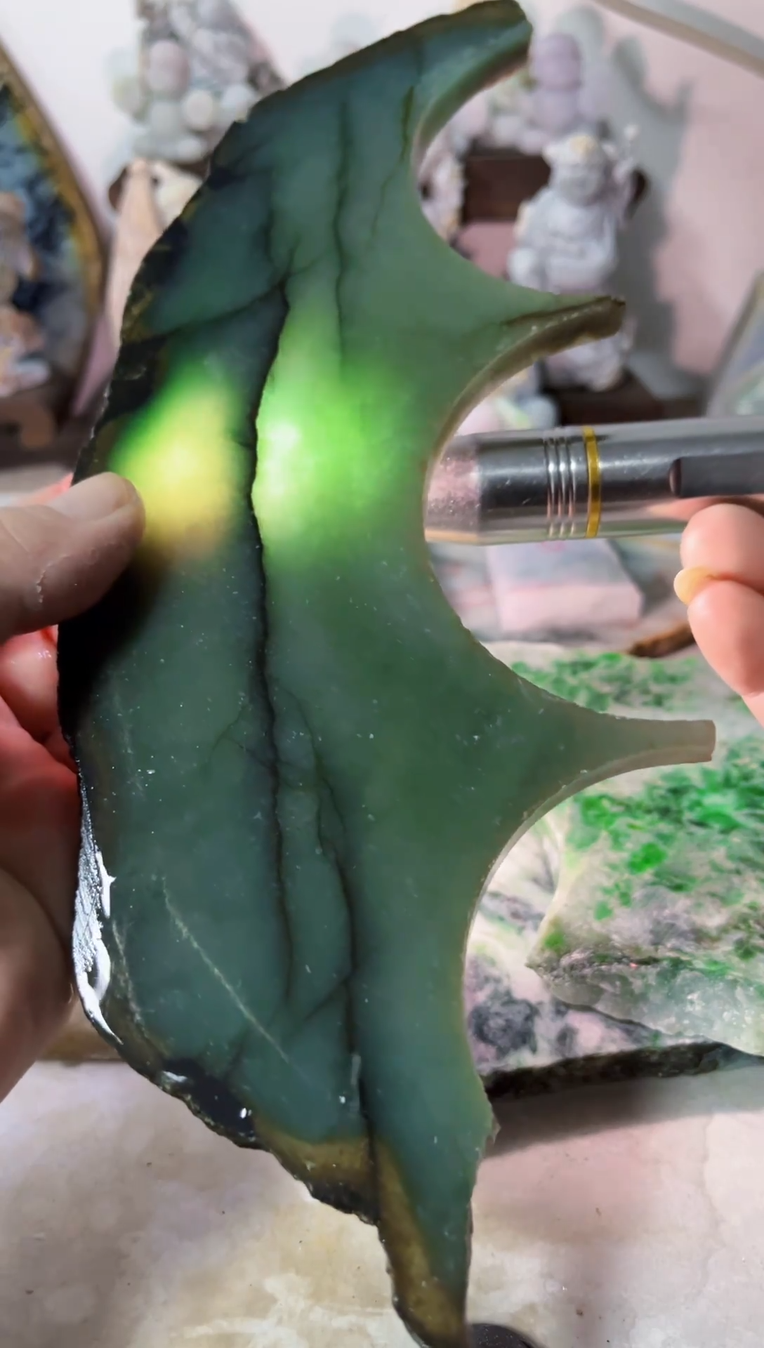 【闪购商品】翡翠吊坠(不含链)未镶嵌A839