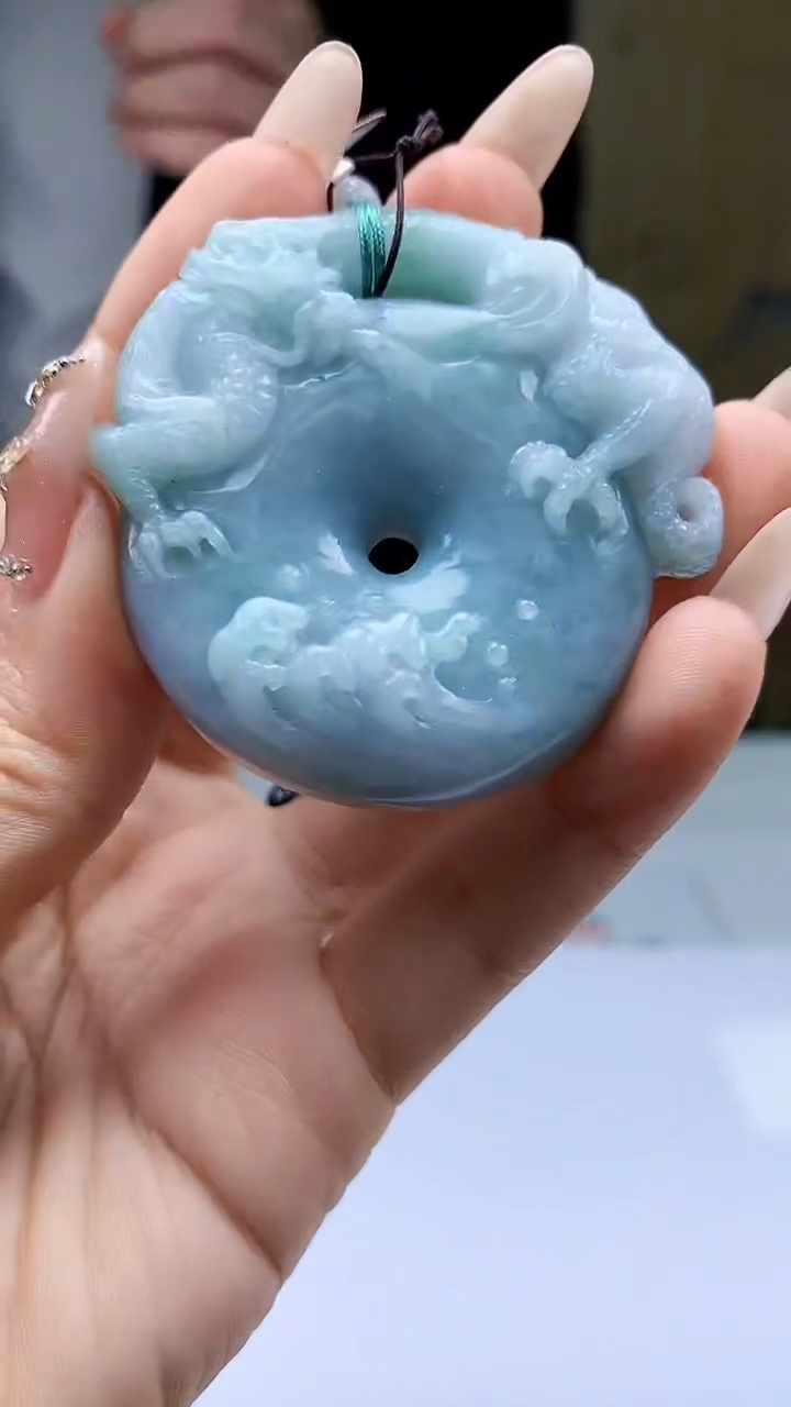 【闪购商品】定制翡翠未镶嵌5155ty-毛货挂件72