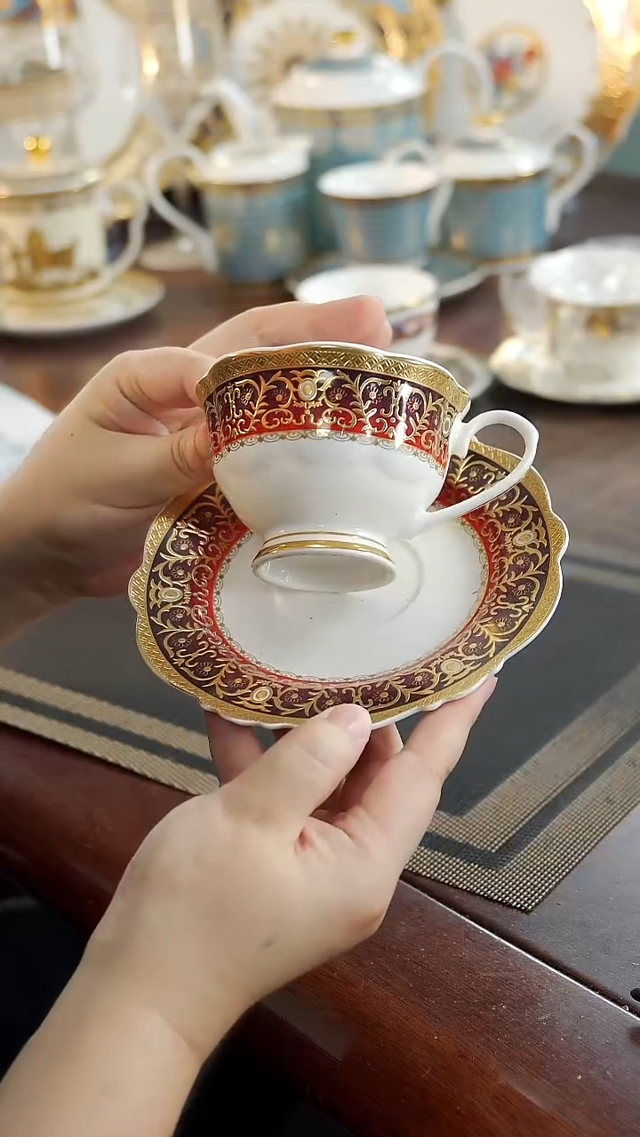 瓷片咖啡杯碟   福利价