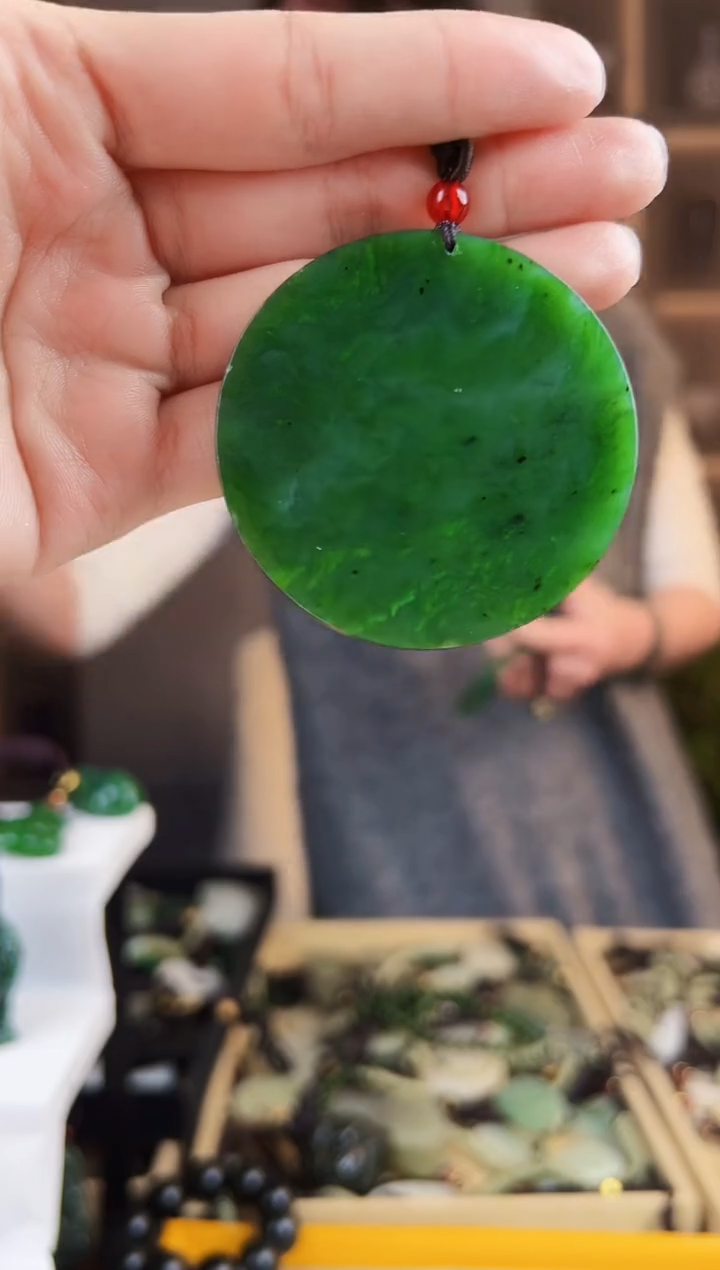 颈饰未镶嵌和田玉拍一发一，多样性发货