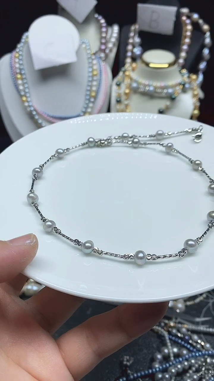 【闪购商品】淡水珍珠颈饰未镶嵌多人
