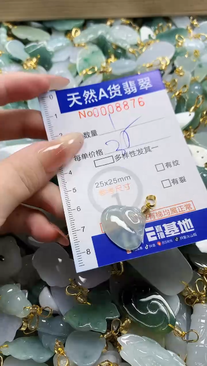 颈饰未镶嵌翡翠天然A货翡翠