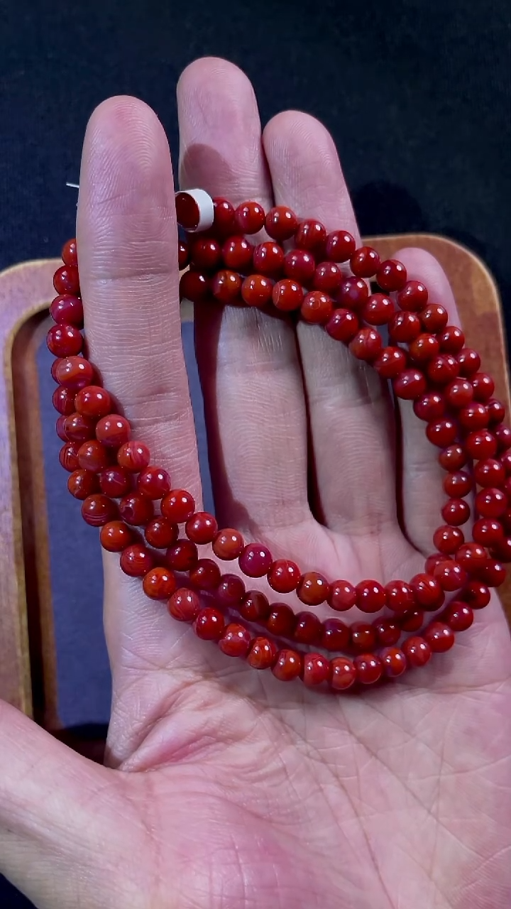 未镶嵌手串南红玛瑙N06凉山瓦西料5mm