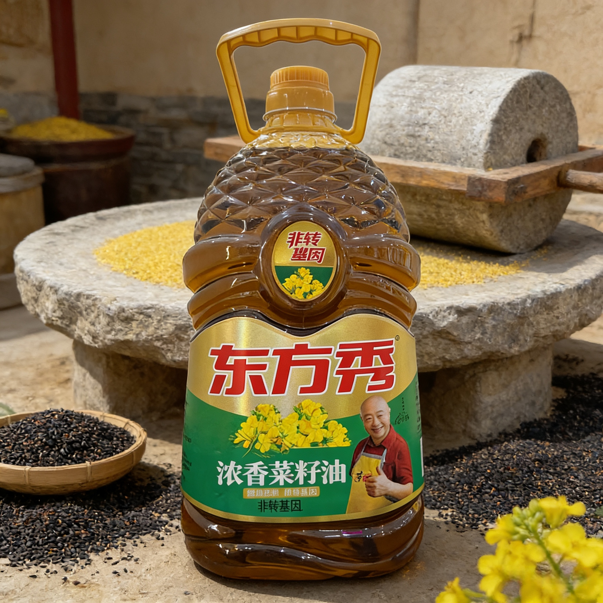 【非遗老字号】东方秀浓香菜籽油