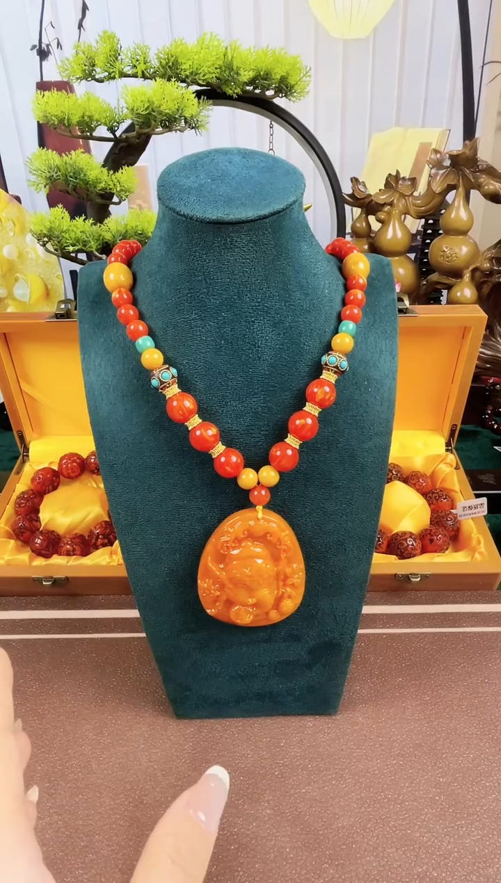 蜜蜡项链未镶嵌【闪购商品】 美姐精品高端饰品