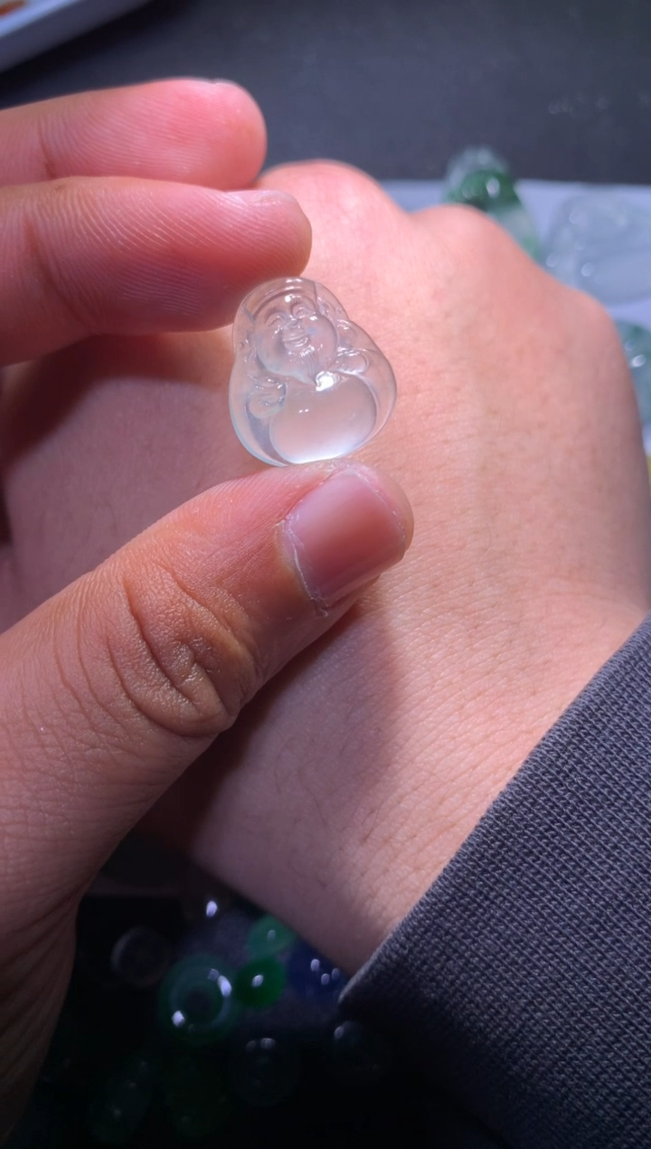 【闪购商品】翡翠颈饰未镶嵌财神