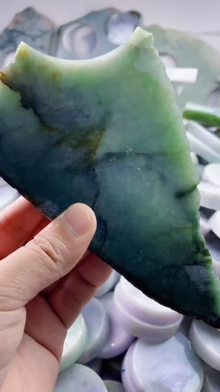 翡翠裸石天然A货翡翠793