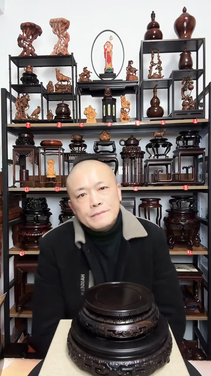 紫砂汉*底座木2个