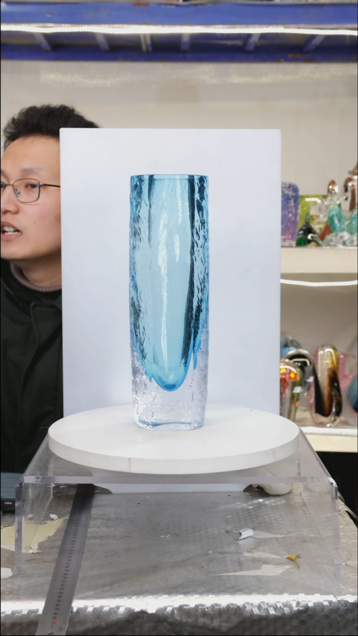 【闪购商品】琉璃【幻彩】高30精品琉璃正常手工痕迹
