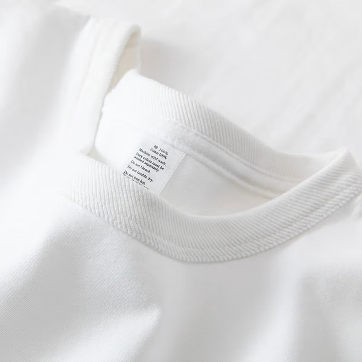 纯棉短T恤宽松圆领